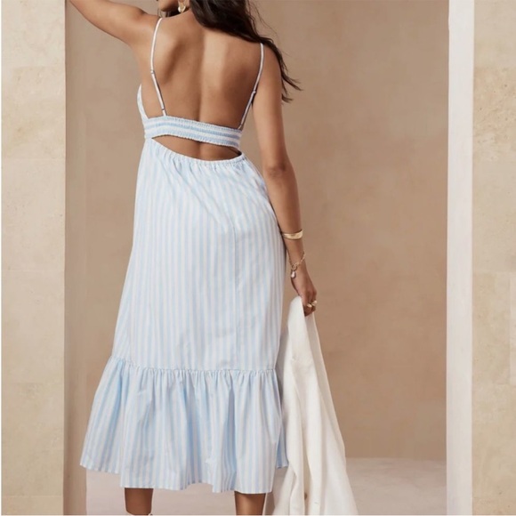 BANANA REPUBLIC Cotton poplin maxi dress - Picture 2 of 7